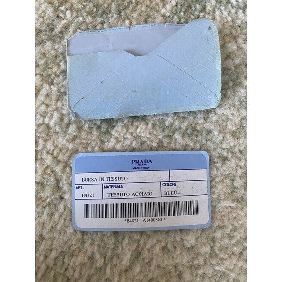 Authentic PRADA TESSUTO SILVER CHAIN / Leather Nylon Backpack - Black Silver - Picture 16 of 16